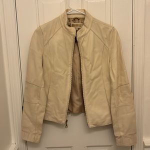 GENUINE Leather Women’s White Wilson’s Leather Jacket Size Small